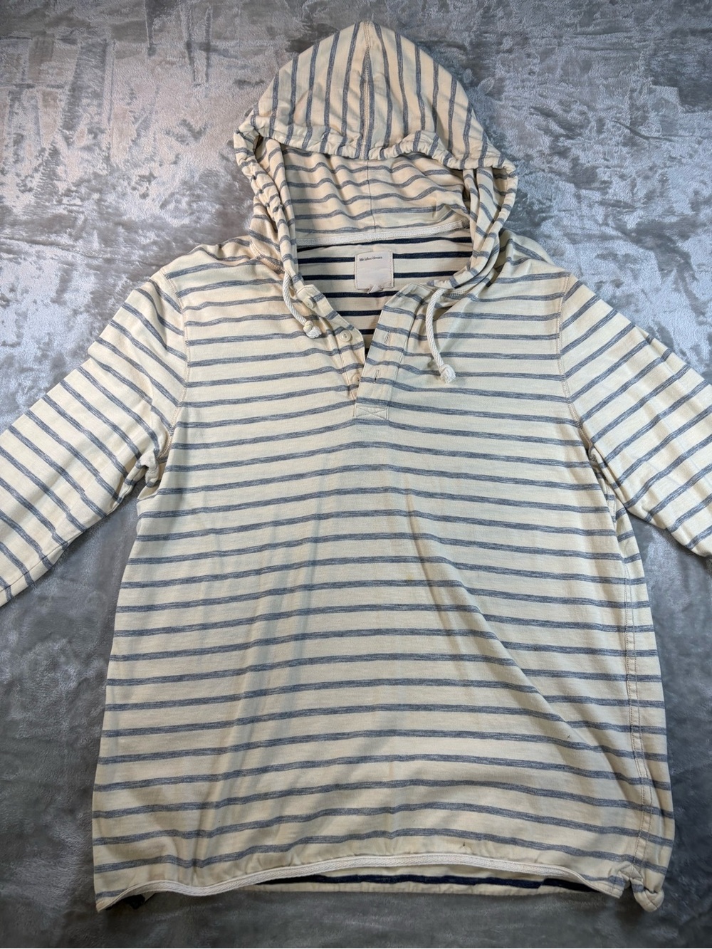 Life.After.Denim Cancun Striped Hoodie Cotton Size XL